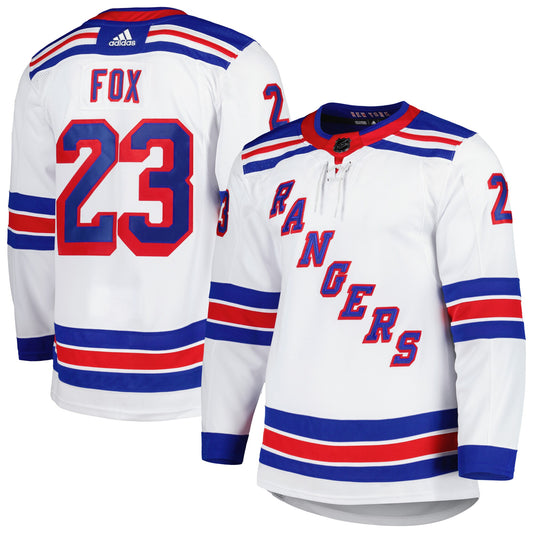 Adam Fox New York Rangers adidas Home Primegreen Authentic Pro Player Jersey - White