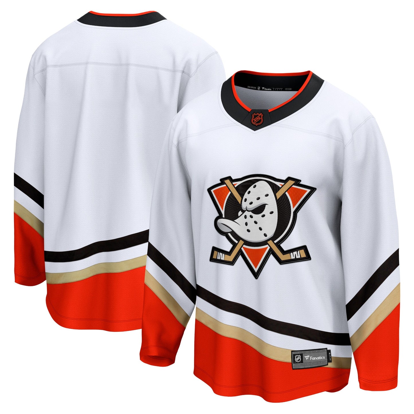 Anaheim Ducks Fanatics Branded Special Edition 2.0 Breakaway Blank Jersey - White